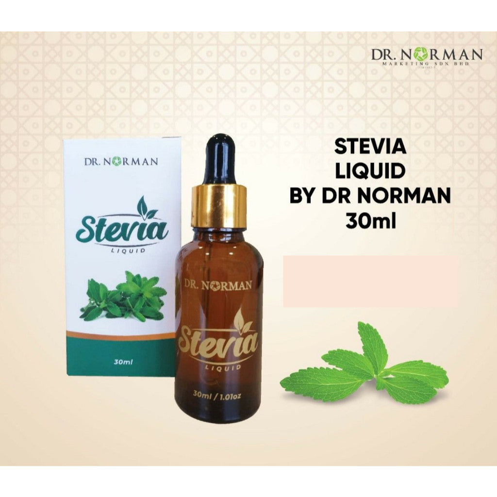 [DR NORMAN] STEVIA LIQUID NO SUGAR SWEETENER / PEMANIS ASLI SEMULAJADI STEVIA DROP TANPA KALORI