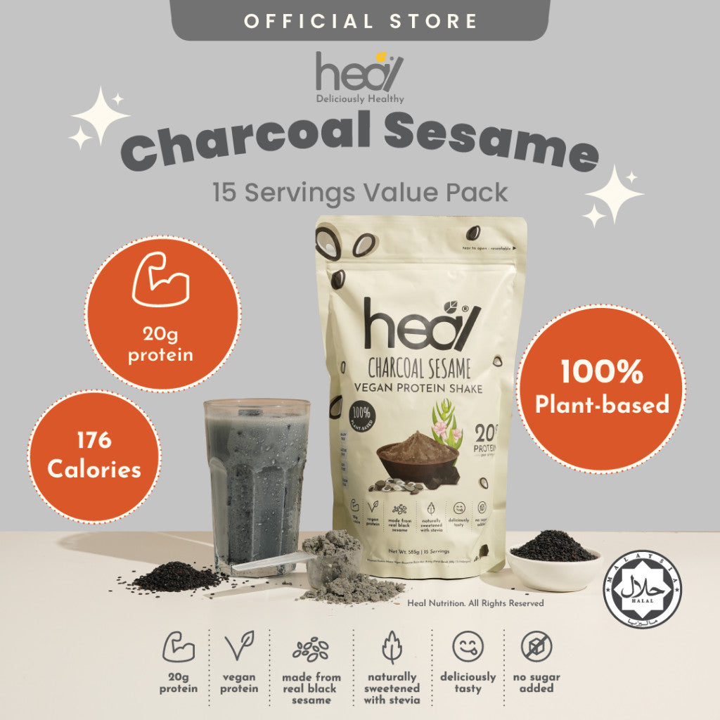 [HEAL] PROTEIN SHAKE POUCH Powder Pack Whey Protein/Pea Protein/Plant Based Vegan Protein Shake