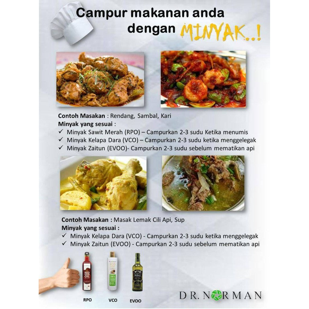 [DR NORMAN] REPALMO 750ml - Minyak Sawit Merah/Red Palm Oil