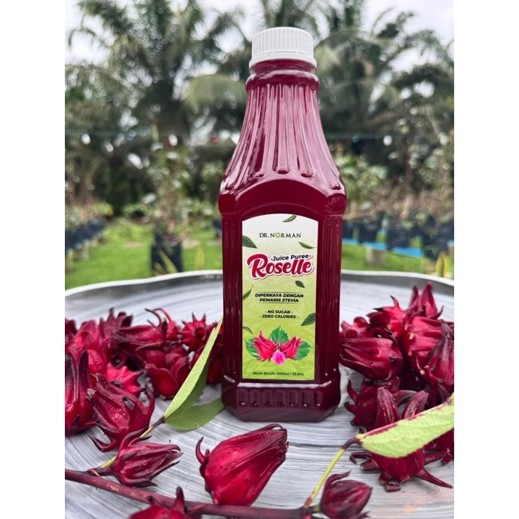[DR NORMAN] MINUMAN KESIHATAN ROSELLE Teh Roselle Jus Puree Kordial DN72 Anti oksida