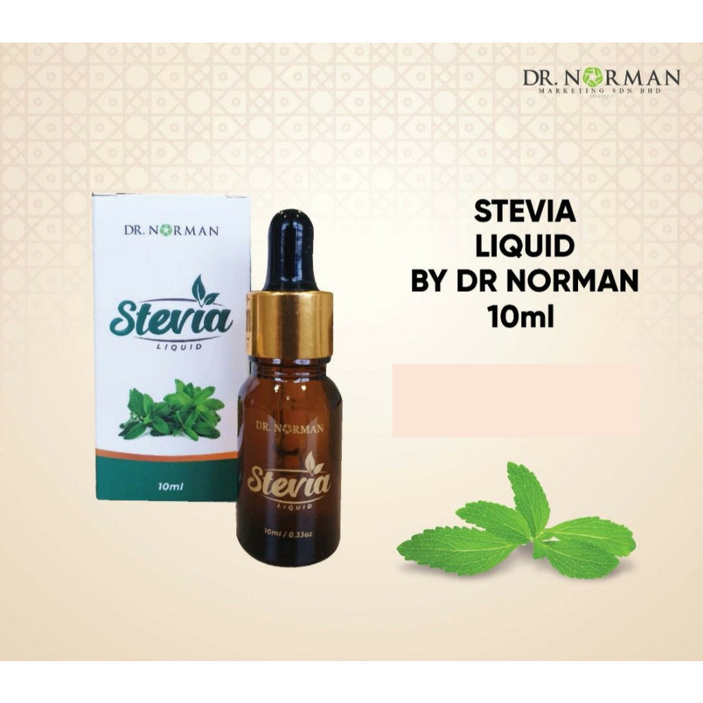 [DR NORMAN] STEVIA LIQUID NO SUGAR SWEETENER / PEMANIS ASLI SEMULAJADI STEVIA DROP TANPA KALORI