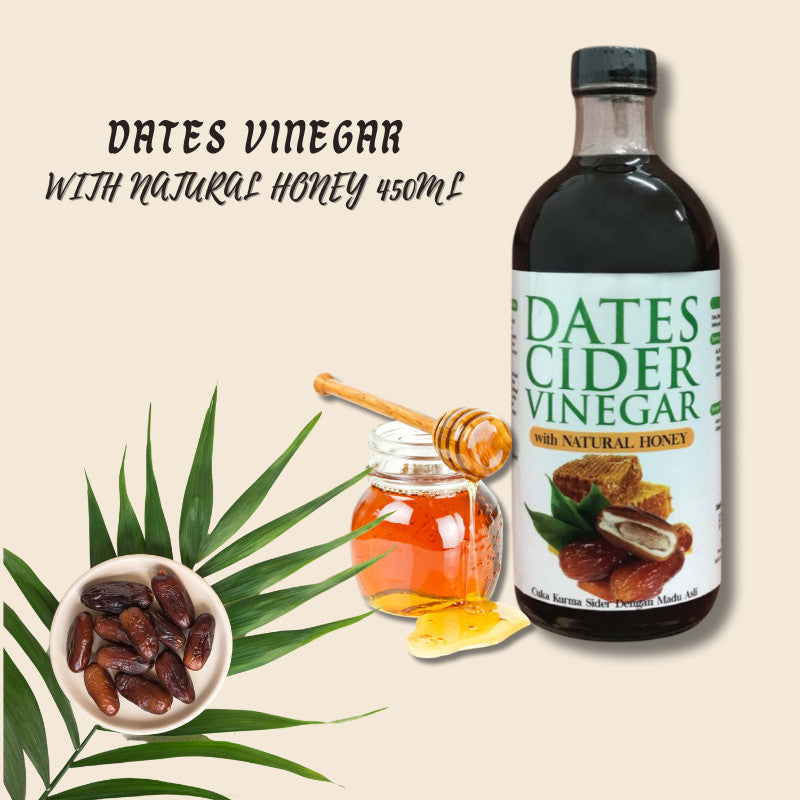 [DR NORMAN] CUKA KURMA MADU (DATES VINEGAR) | CUKA EPAL (APPLE CIDER VINEGAR) WITH NATURAL HONEY