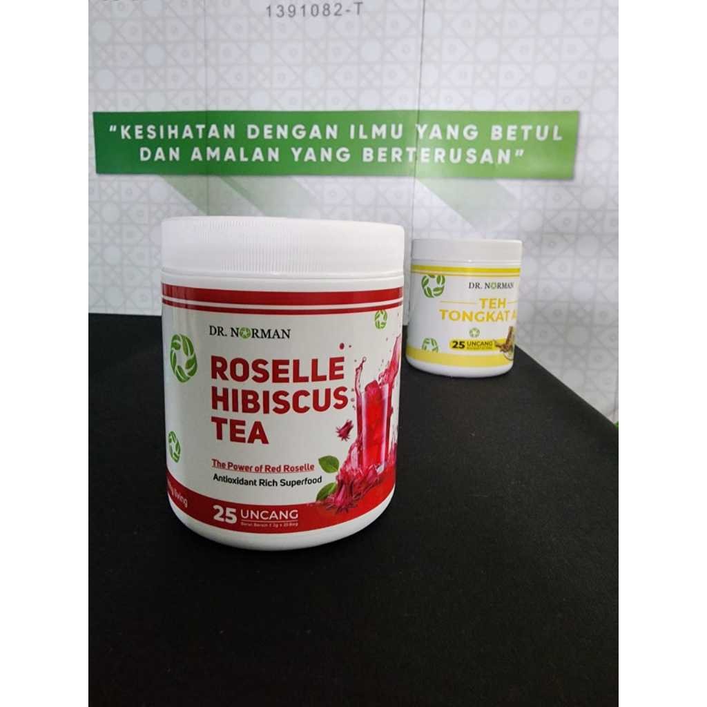 [DR NORMAN] TEH MORINGA, TEH TONGKAT ALI & TEH ROSELLE HERBA TEH O STEVIA UNTUK KESIHATAN