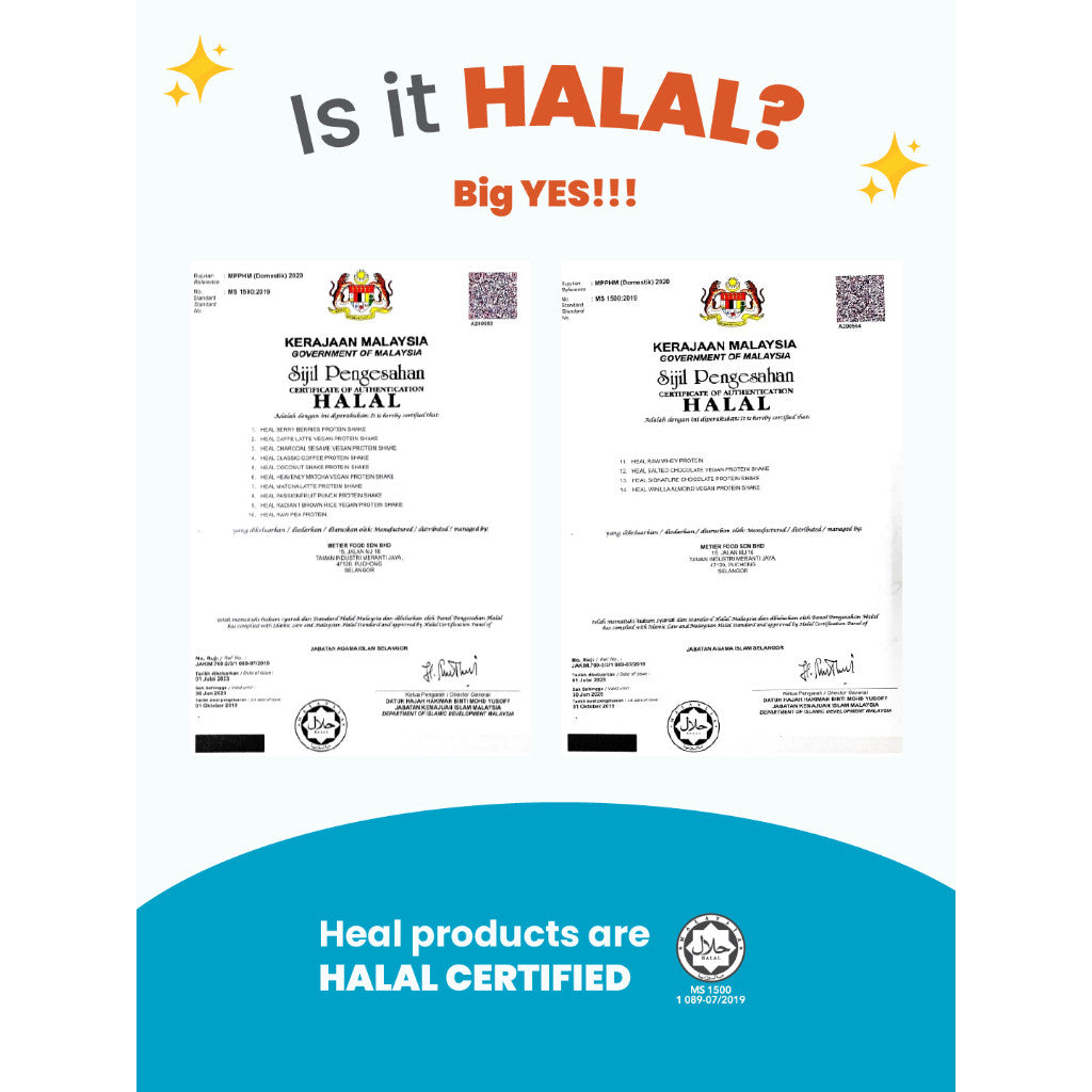 [HEAL] Raw Concentrate Unflavored Dairy Whey Protein Shake Suitable for Muscle Gain/Diet (15 Servings)