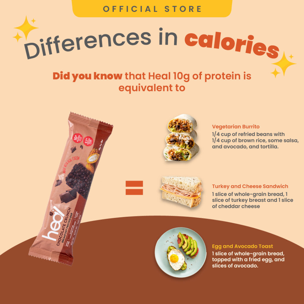 [HEAL] PROTEIN BAR Chocolate Crunch/ Fruity Raspberry Breakfast snack high protein