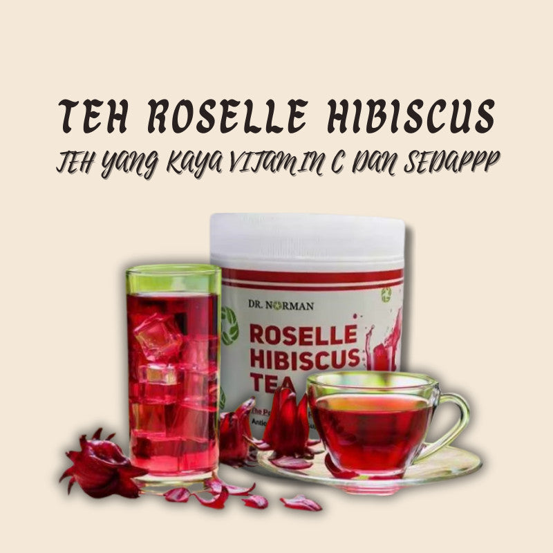 [DR NORMAN] MINUMAN KESIHATAN ROSELLE Teh Roselle Jus Puree Kordial DN72 Anti oksida