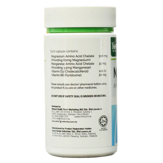 [NHF] - DR NORMAN Magnesium Amino Acid Chelate Plus (60 Kapsul)