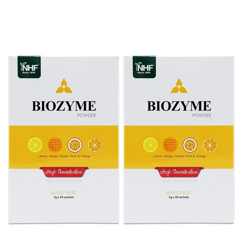 [NHF] - DR NORMAN Biozyme Powder Mixed Fruit Flavor Help Digestion Issue(3g) 30 Sachet Halal