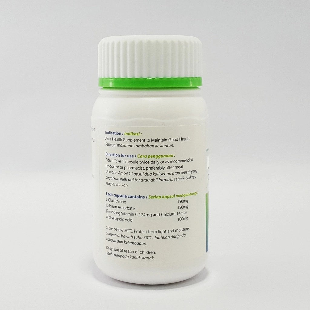 [NHF] - DR NORMAN L-Glutathione Plus (30 Kapsul) Master Antioxidant Halal