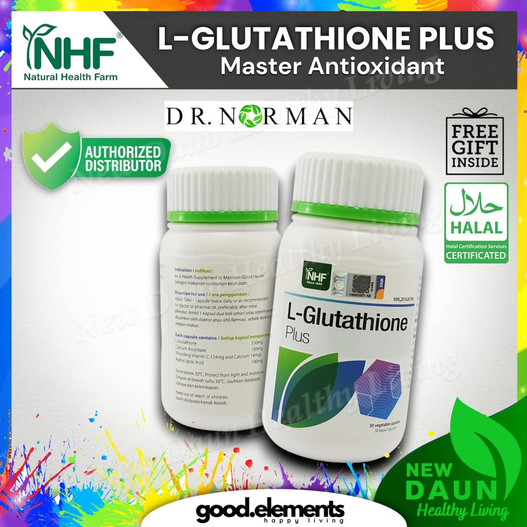[NHF] - DR NORMAN L-Glutathione Plus (30 Kapsul) Master Antioxidant Halal