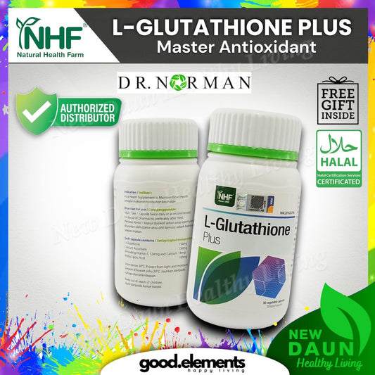 [NHF] - DR NORMAN L-Glutathione Plus (30 Kapsul) Master Antioxidant Halal
