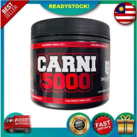 MASSPRO L-CARNITINE CARNI 5000 POWERED FAT BURNING 30 SERVING 60 SCOOP- Slimming Lipo 6 Hydroxycut Weight Loss