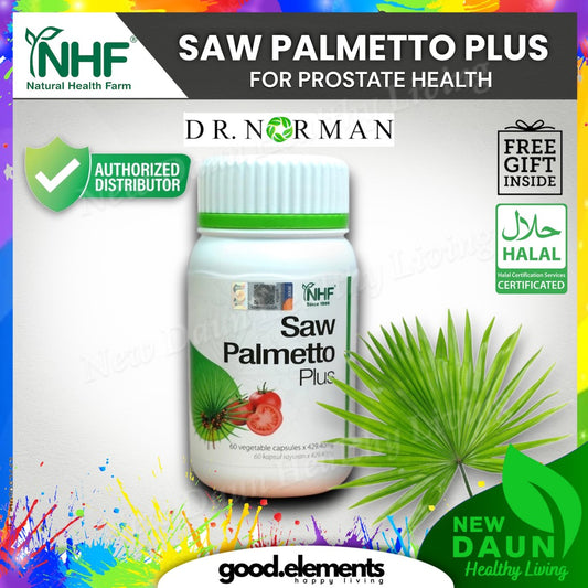 [NHF] - DR NORMAN Saw Palmetto Plus | Ekstrak Buah Saw Palmetto |(60 Capsules x 429mg)