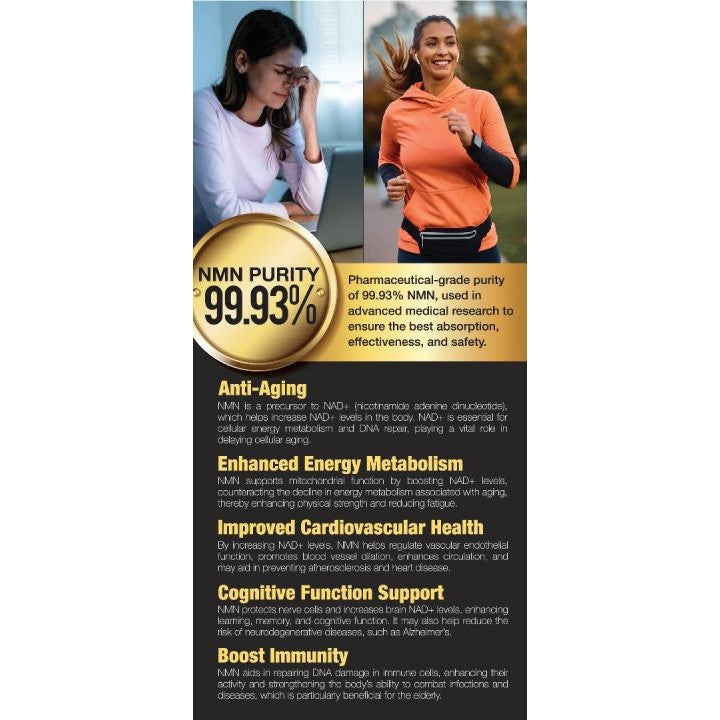 [NHF] - DR NORMAN NMN 400 Nicotinamide Mononucleotide (NMN) (400mg x 30 Capsules)