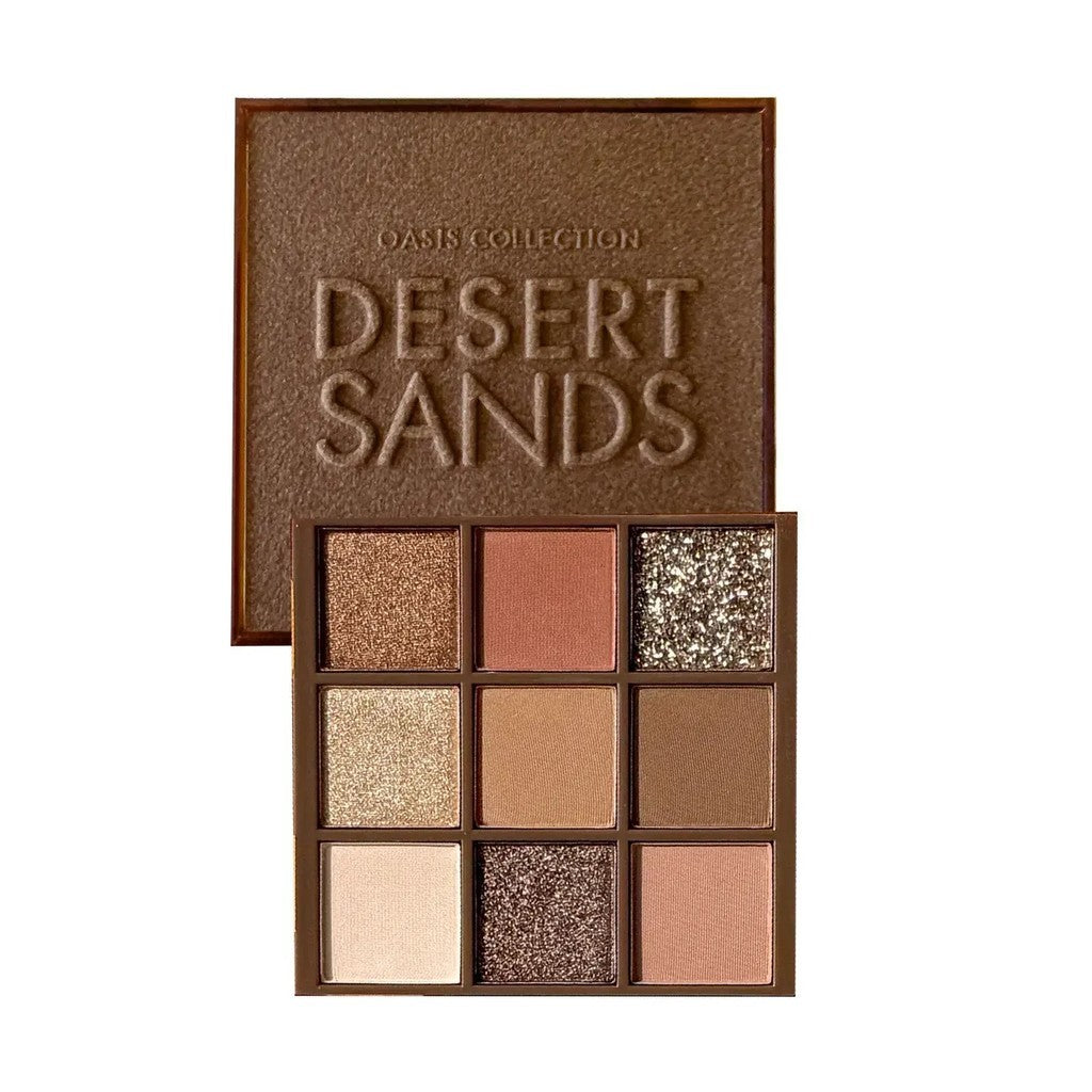 FARMASI Oasis Collection Eyeshadow Palette 8.1g | Rose Dune / Violet Skies | 9 Shades