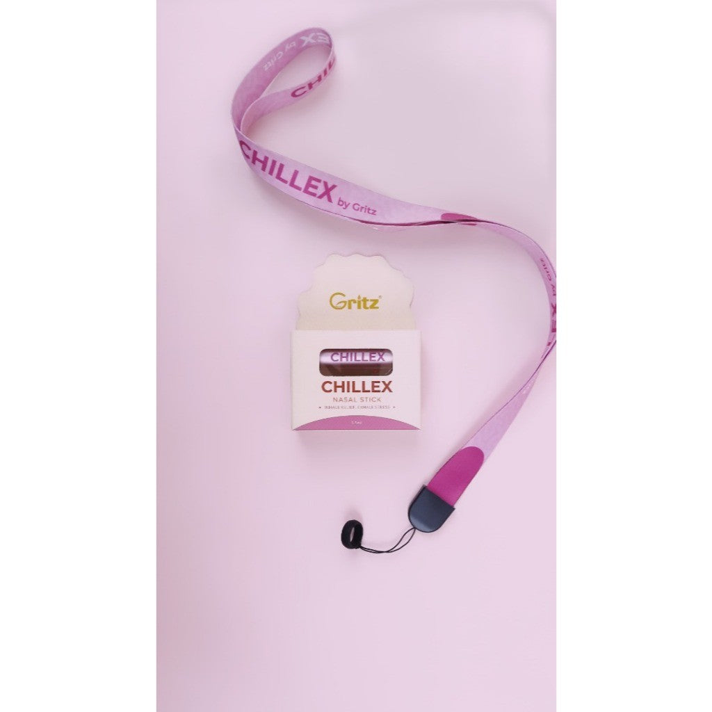 [GRITZ] CHILLEX - Nasal Stick Stress Relief, Anxiety Calming, Focus | Aromatherapy Inhaler